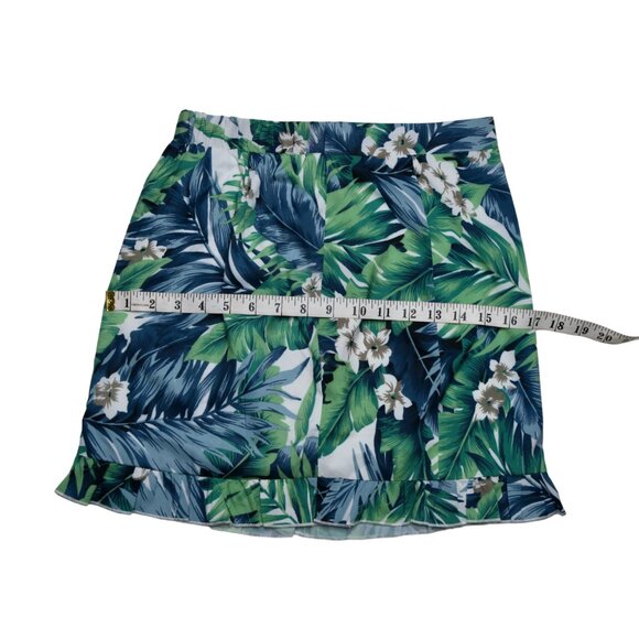 Urban Outfitters Blue and Green Floral Pattern Skirt, size Small - Picture 6 of 9